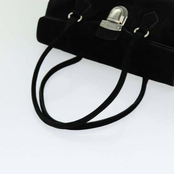 PRADA Shoulder Bag Suede Black Auth bs13416 - Picture 7 of 16